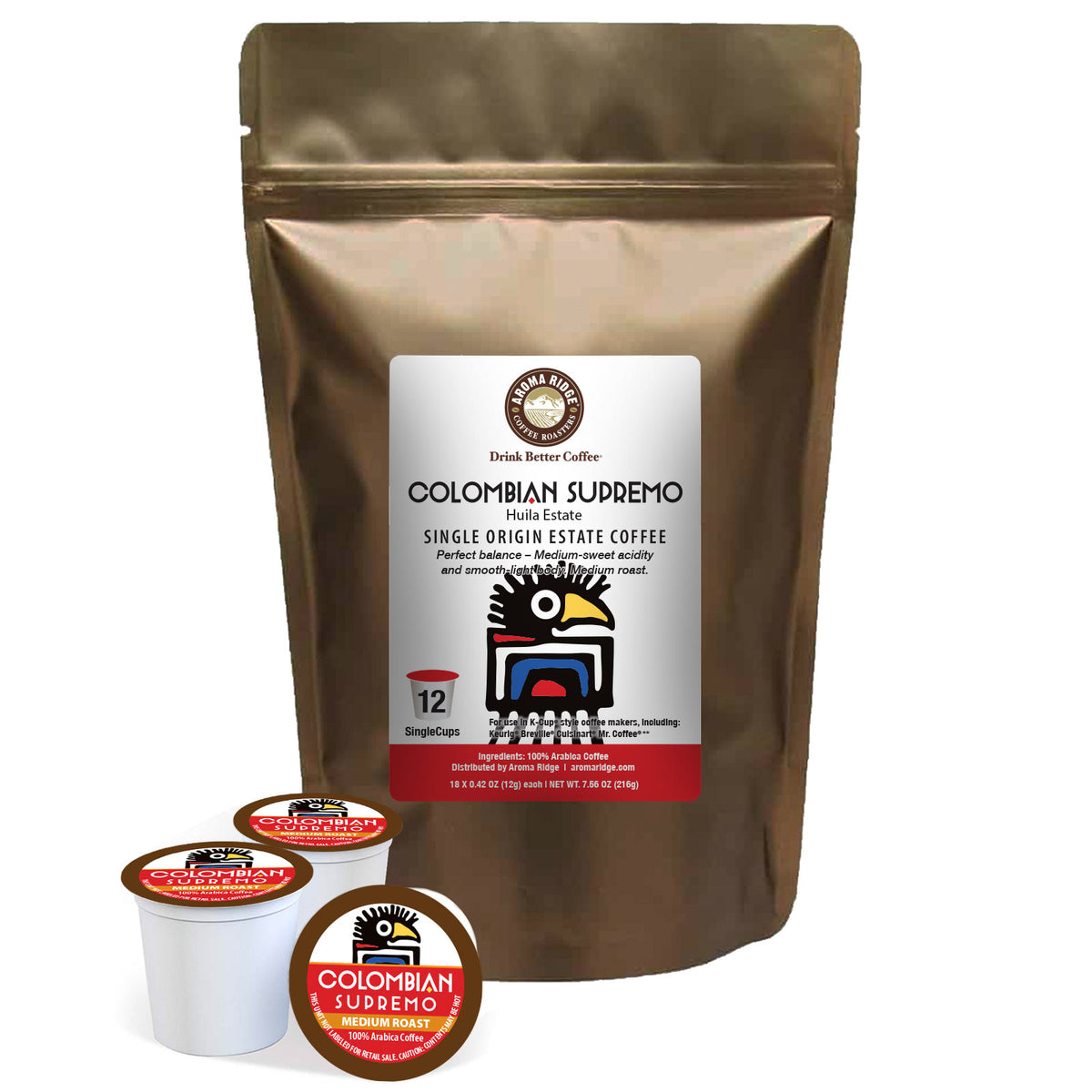 Customer reviews for Daily Chef Colombian Supremo K-Cup Coffee Pods, Medium-Dark Roast, 100 Count for Keurig Brewers