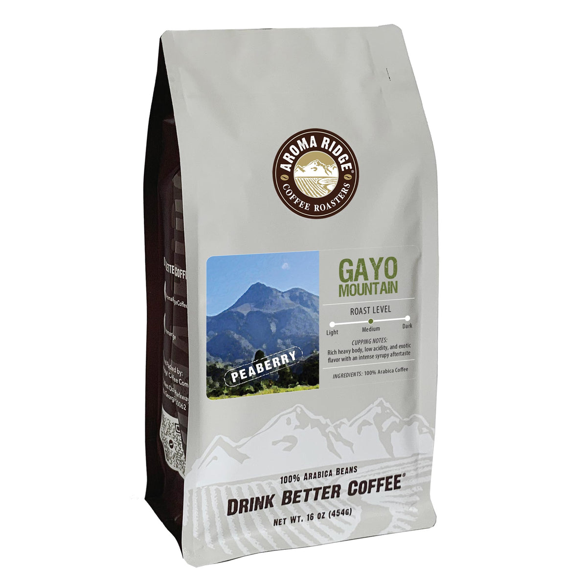 コーヒー SUMATRA KING GAYO PEABERRY 100GR Sumatra Gayo Mountain Peaberry Coffee
