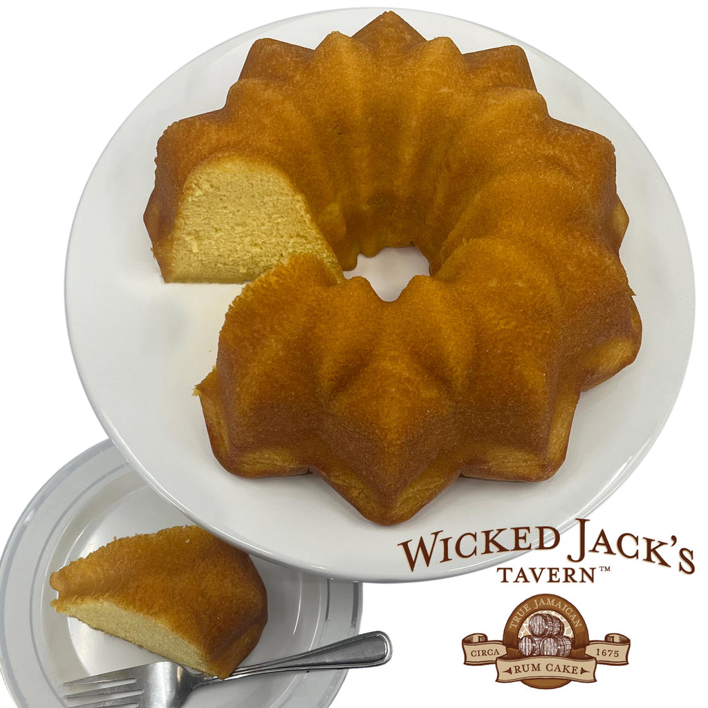 Wicked Jacks rum cake, baked in USA