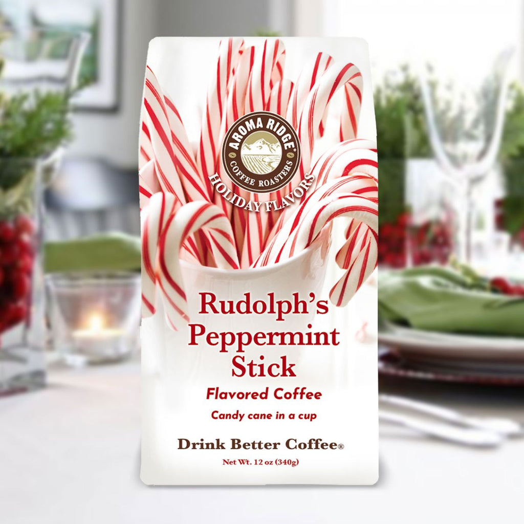 Peppermint stick red and white holiday  design