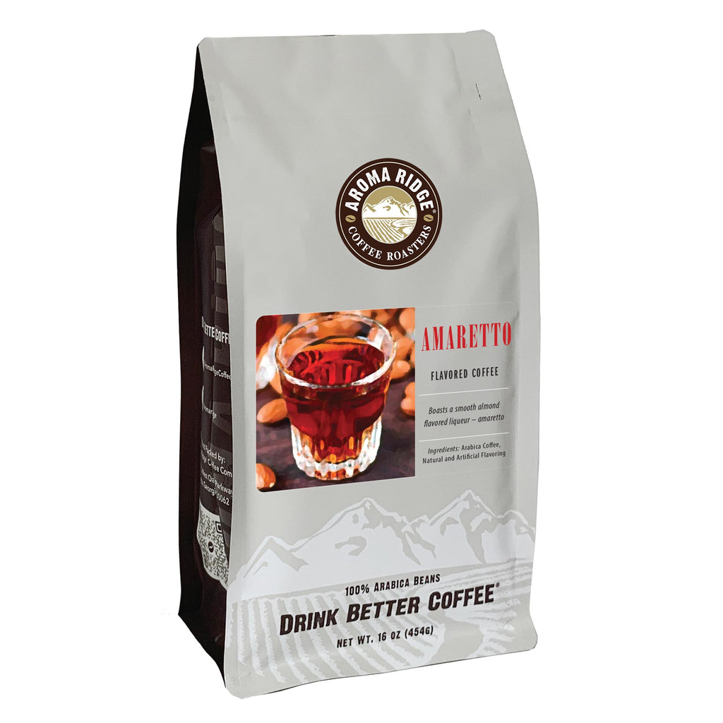 16 ounce bag of Amaretto flavored Coffee, 100% Arabica Beans