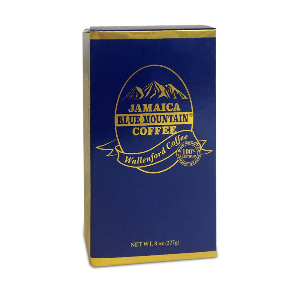 8 ounce 100% Jamaica Blue mountain coffee , blue gift box