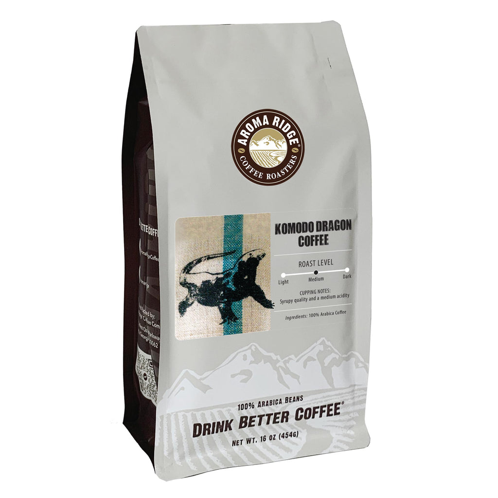 16 ounce bag of Indonesia Komodo Dragon Coffee