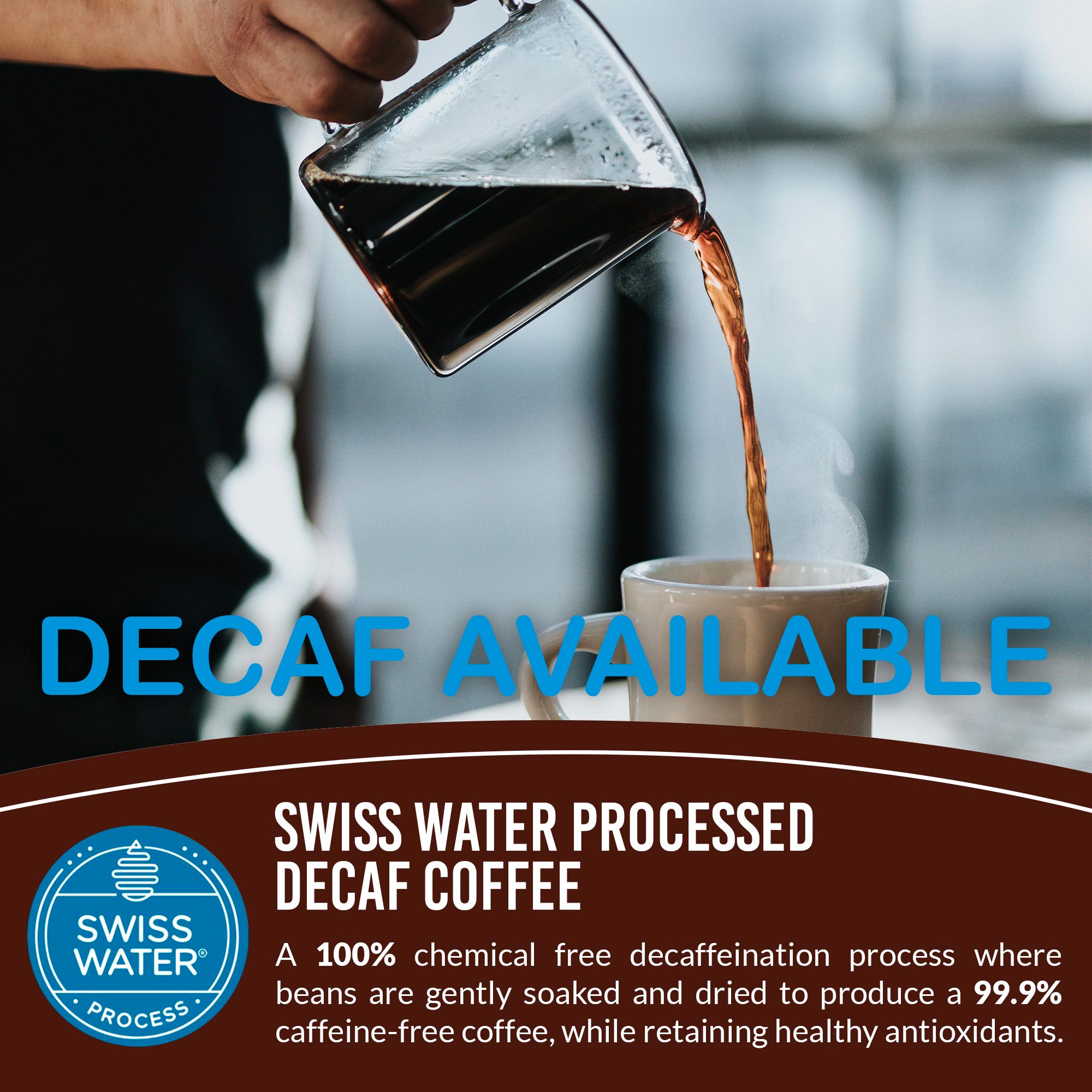 Decaf Bourbon Whiskey Coffee (Swiss Water Process)