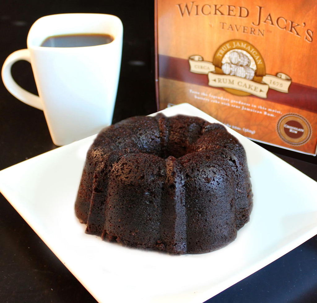 Wicked Jacks chocolate rum cake